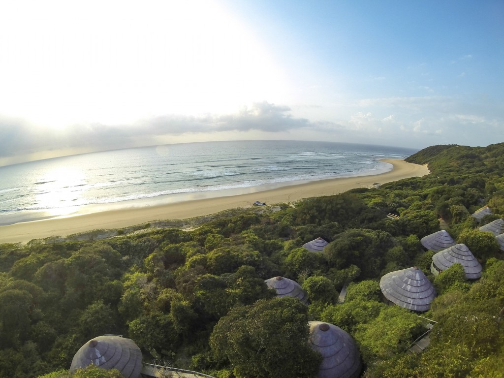Luftaufnahme von Thonga Beach