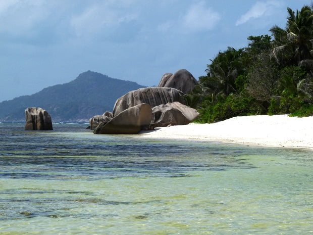 Schwimmen an der Anse Source D'Argent (1)