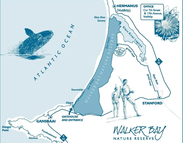 Karte der Walker Bay