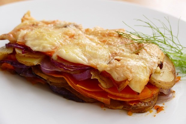 Butternut Kartoffel Auflauf