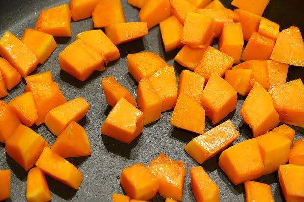 Butternut Würfel