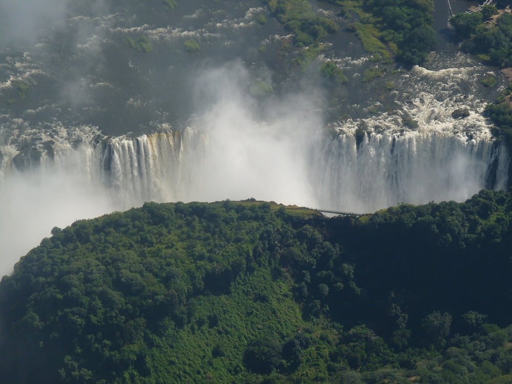Flug über Vic Falls