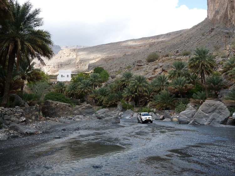 Dorf im Hajar Gebirge