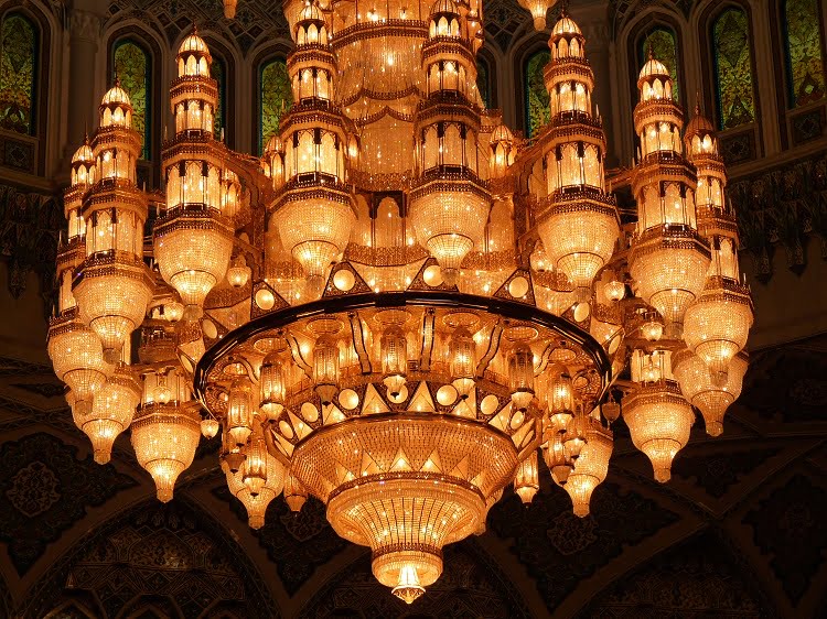 Muskat Kronleuchter Sultan Quaboos Moschee