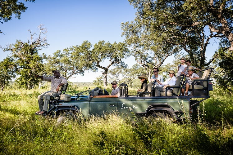 Familiensafari in Singita in Südafrika