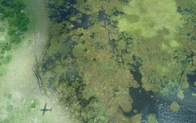 Flugsafari in Botswana