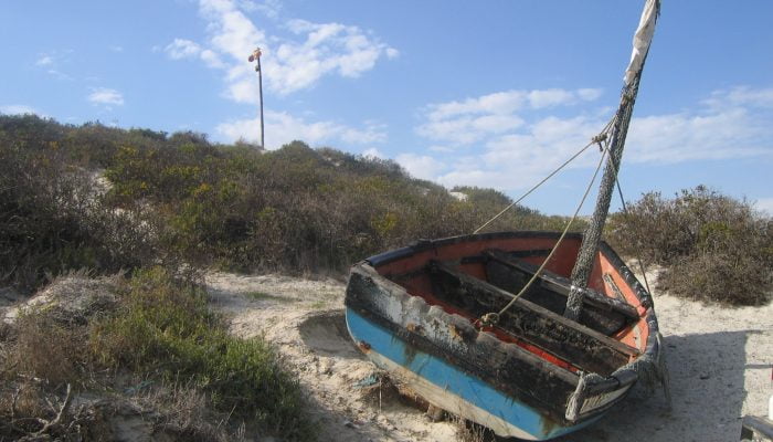 Langebaan an einem herrlichen Strand an der Westküste von Südafrika