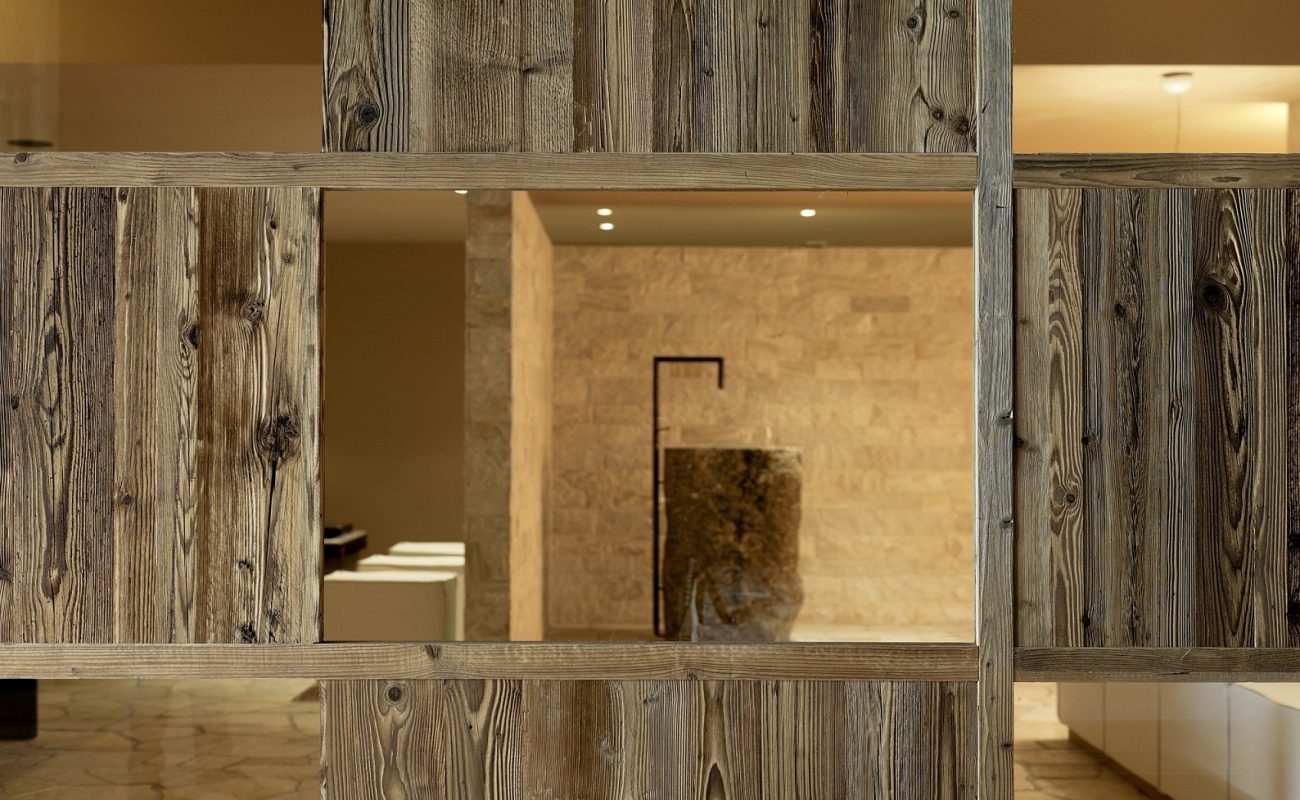 Detailaufnahme aus dem geschmackvollen Spa des Luxushotels