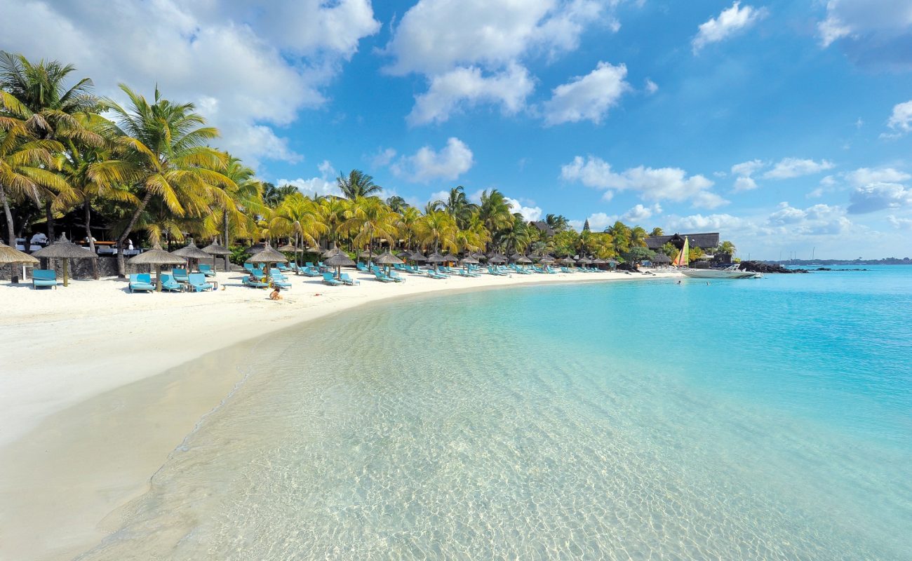 Traumstrand des Beachcomber Luxusresorts Royal Palm Mauritius