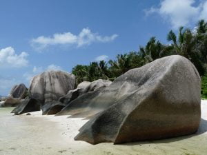 Granitfelsen auf La Digue