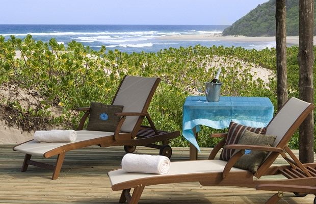 Sommerurlaub am Strand in Südafrika