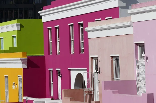 Farbenrausch im Bo-Kaap in Kapstadt