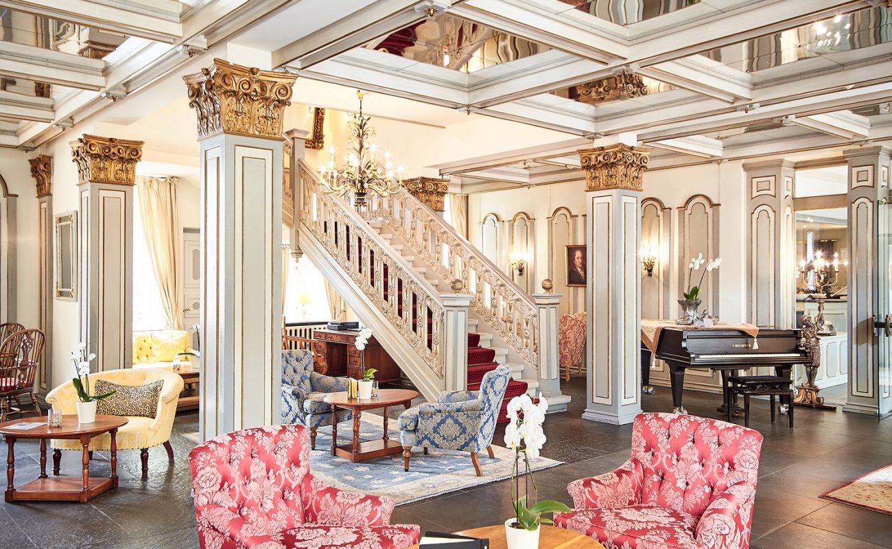 Barocktreppe im Foyer des Fürstenhof Celle