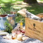 Picknick in einem Weingut in Südafrika