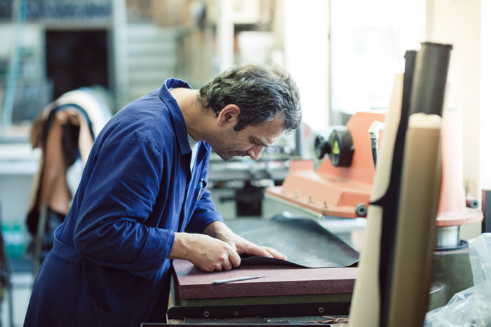 Reisetasche Maxwell Scott Herstellung