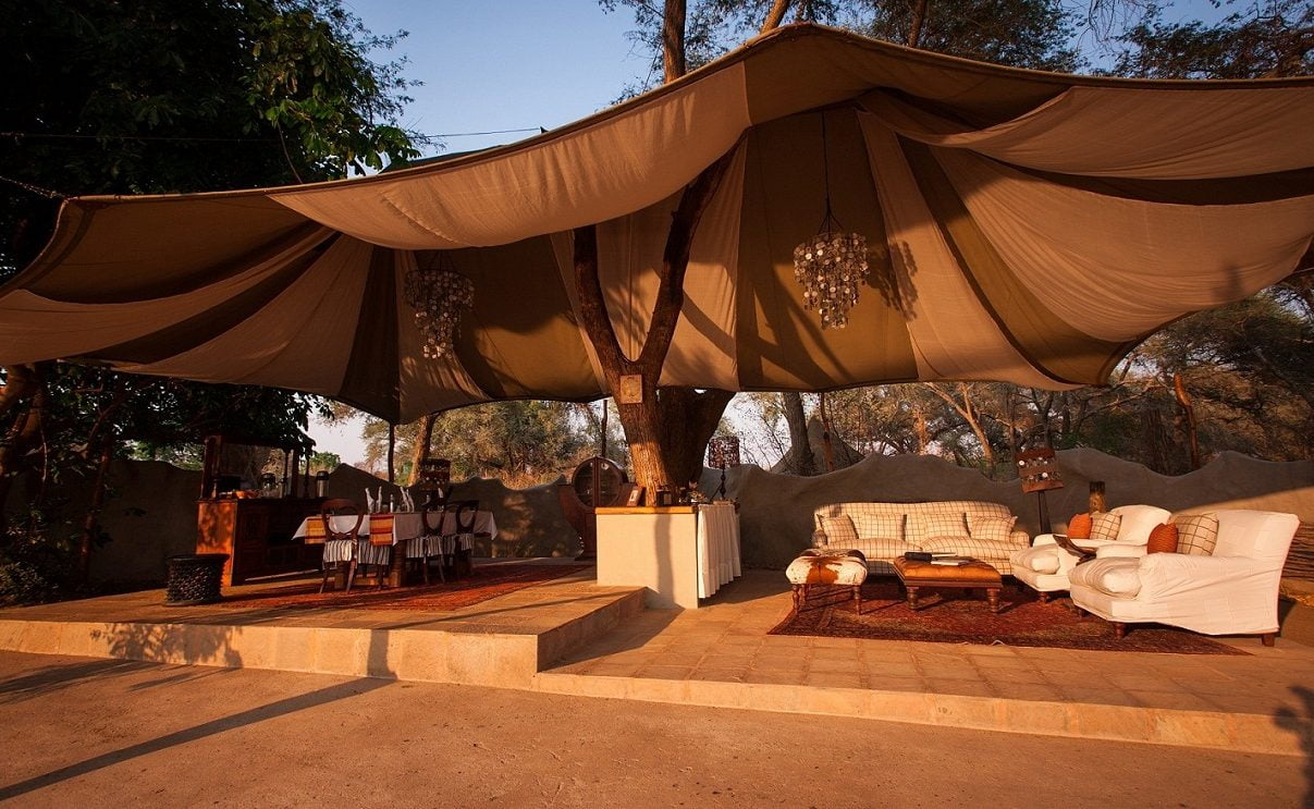 Die Luxussuite Albida des Chongwe River Camps