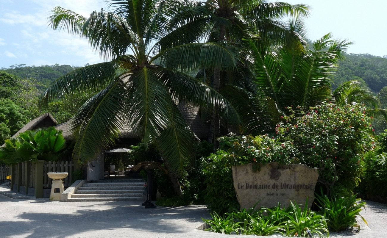 Eingang zu den Villen der Domaine