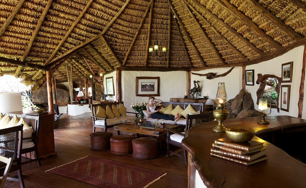 Lounge des Luxuscamps