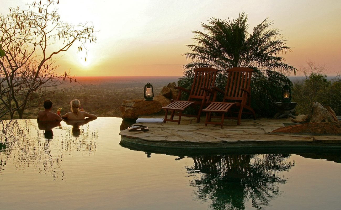 Romantischer kann ein Sundowner in Kenia kaum sein