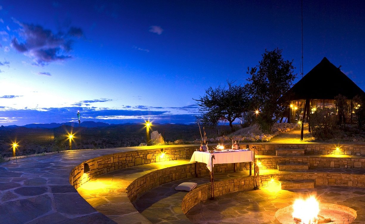 Safariromanitk in Namibia