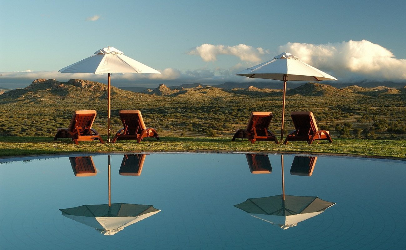 Entspannung am Infinity Pool in GocheGanas