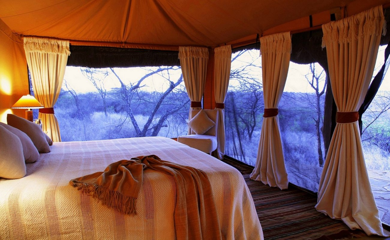 Genießen Sie herrliche Aussichten von Ihrem Luxuscamp in Lewa in Kenia