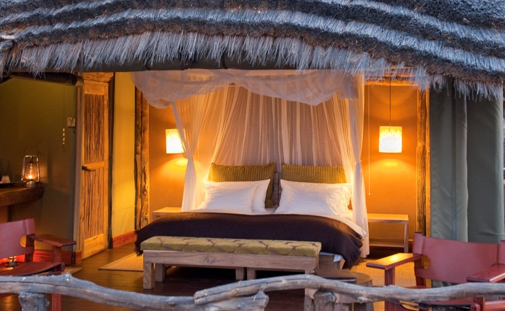 Das luxuriöse Chalet von Onguma Tree Top