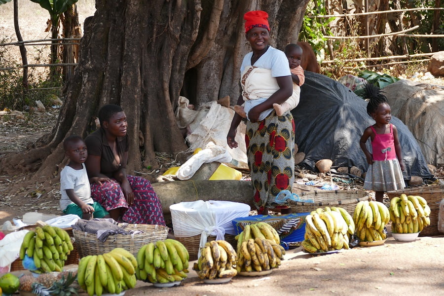 Straßenhändler in Zimbabwe