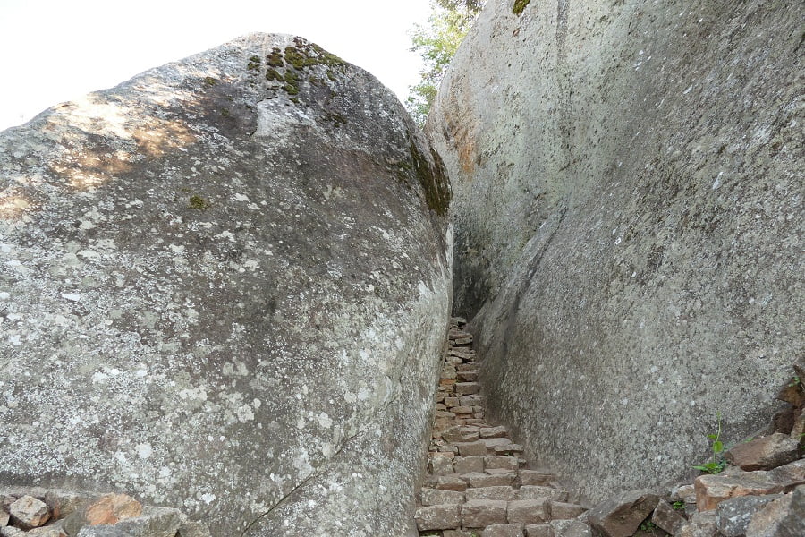 Granitfelsen bei den Great Zimbabwe Ruins