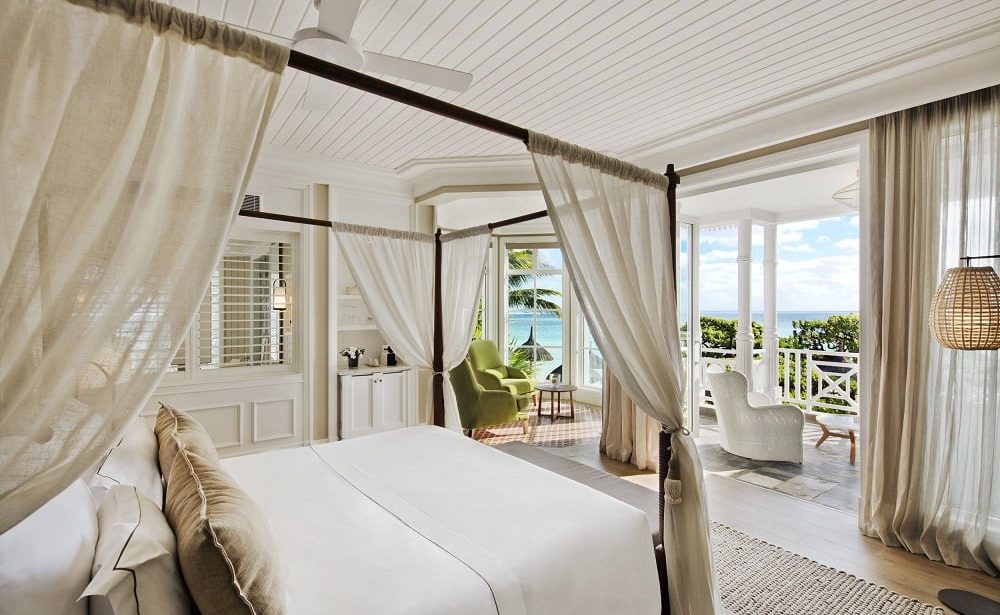 Junior Suite Beachfront des romantischen Le Telfair