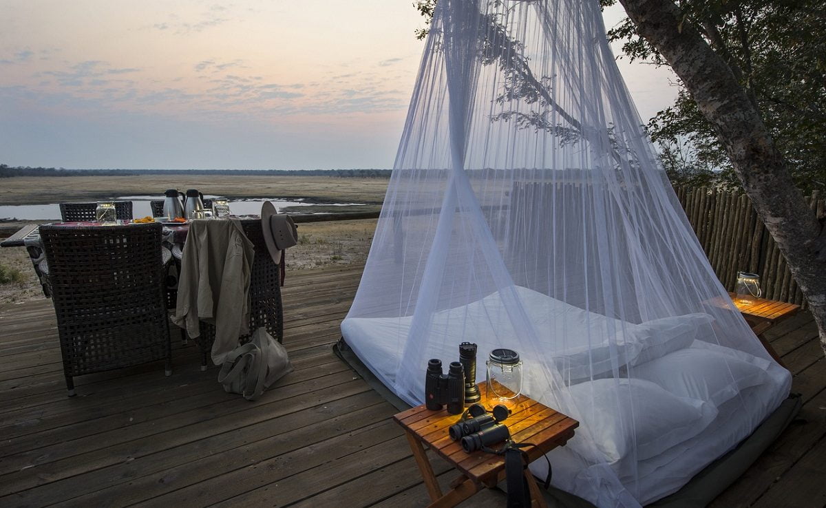 Sleepout des Wilderness Camps Little Makalolo