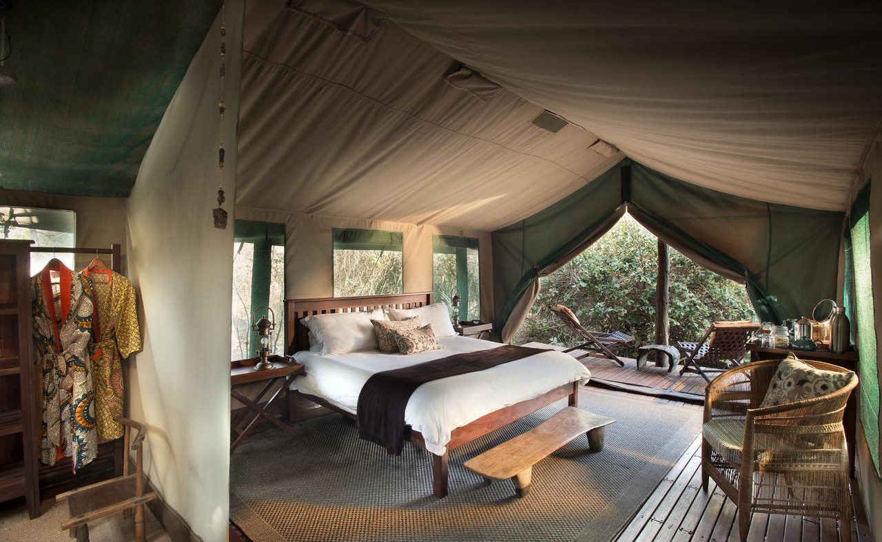 Zelt im Kanga Camp Mana Pools