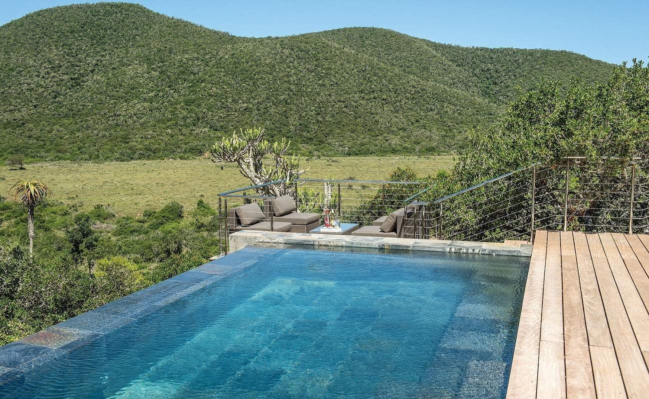 Infinity Pool im Kariega Game Reserve