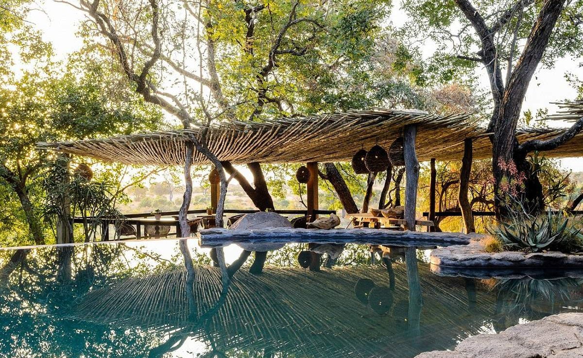 Pool im Gemeinschaftsbereich von Singita Boulders