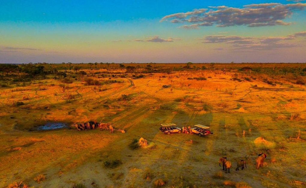 Abendstimmung im Hwange Nationalpark