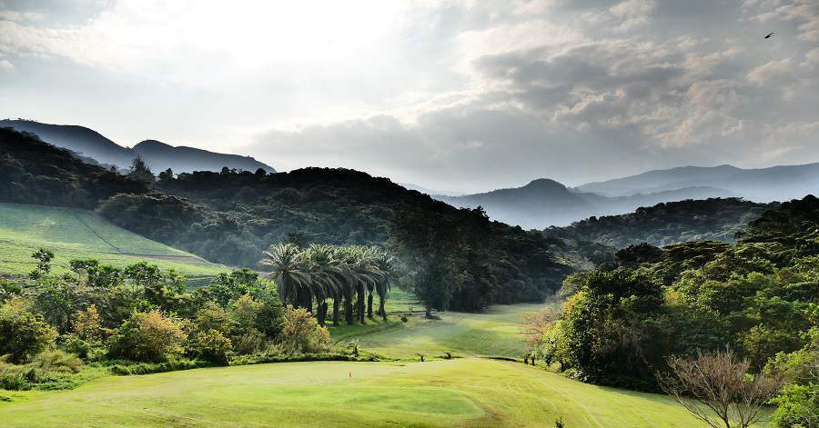 Die herrliche Landschaft in der Umgebung der Aberfoyle Lodge