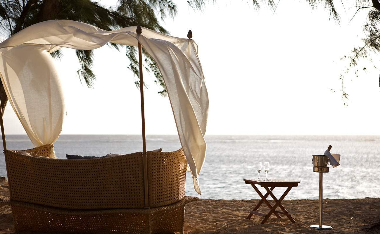 Am Strand des LUX* Saint Gilles