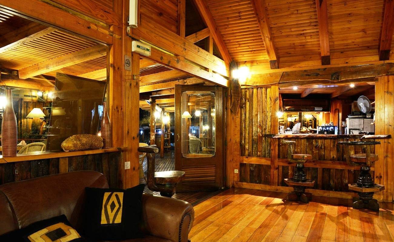 Bar des kleinen Boutiquehotels auf La Réunion
