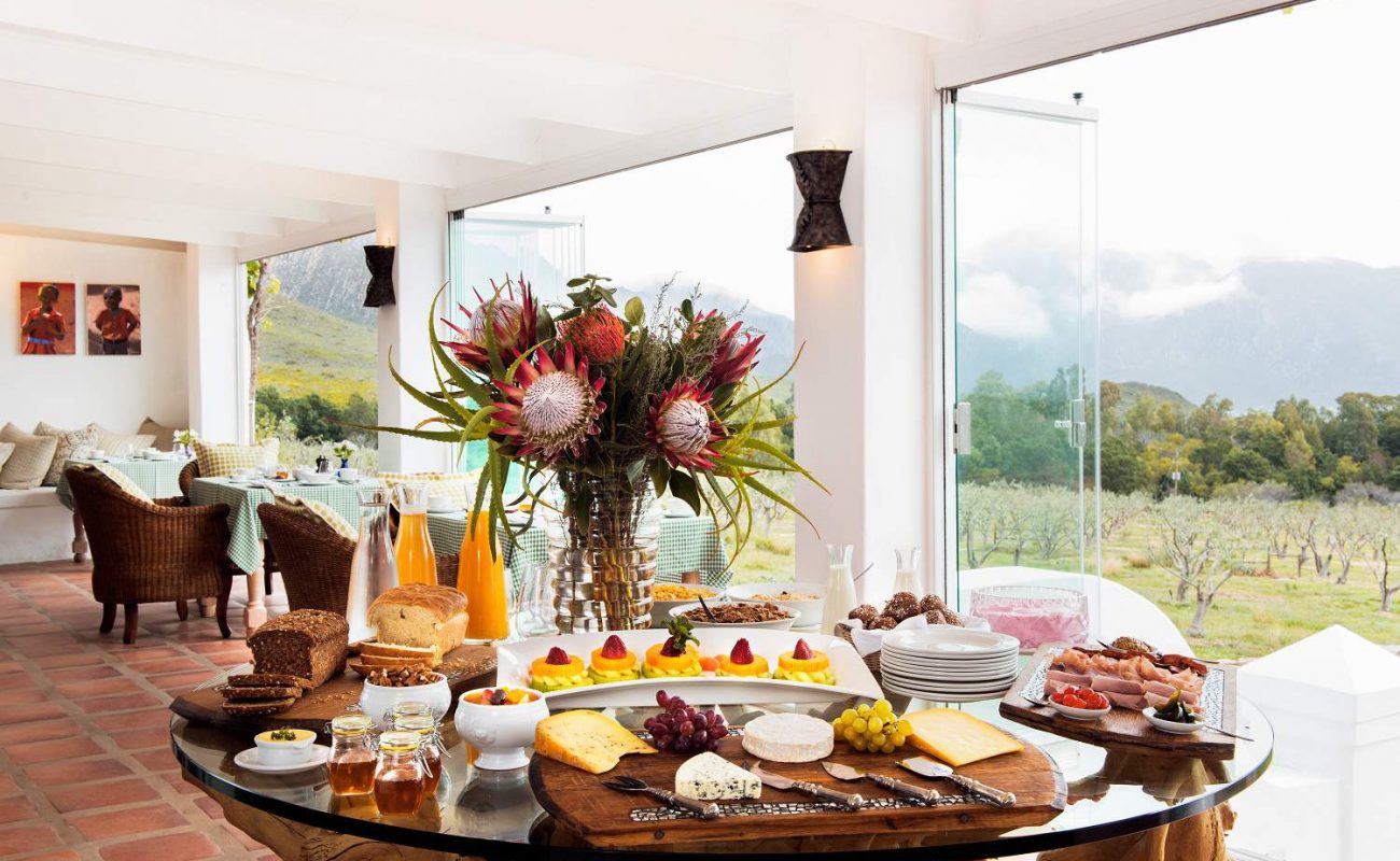Frühstück im Galenia Estate