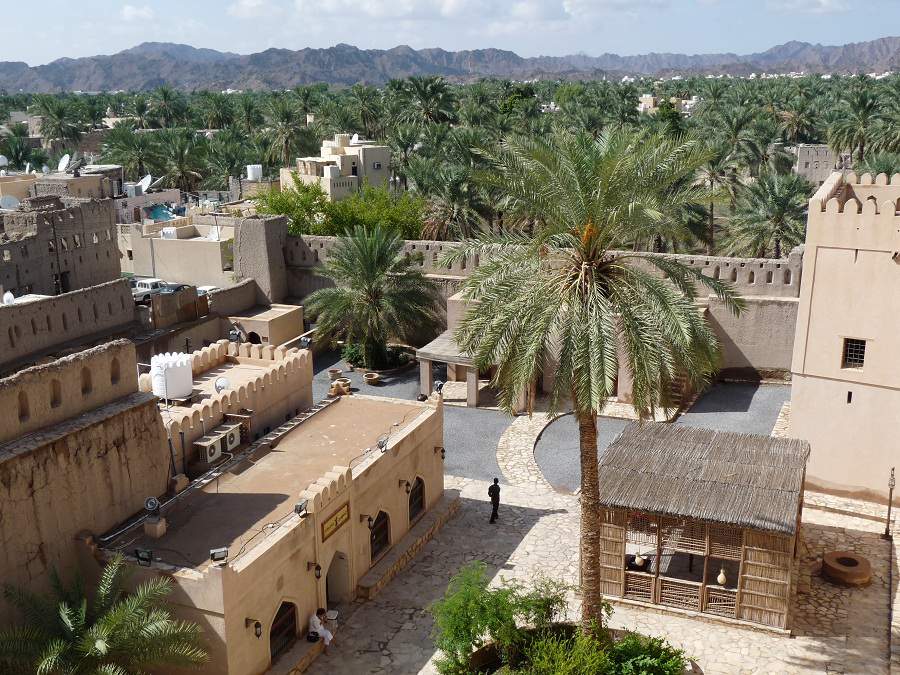 Ausblick vom Fort über Nizwa
