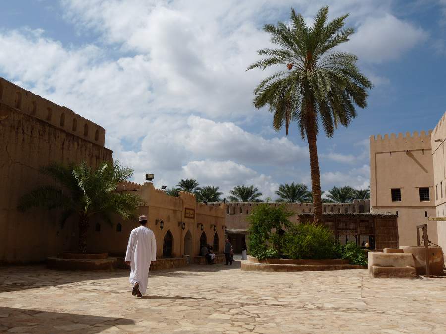 Innenhof des Forts von Nizwa