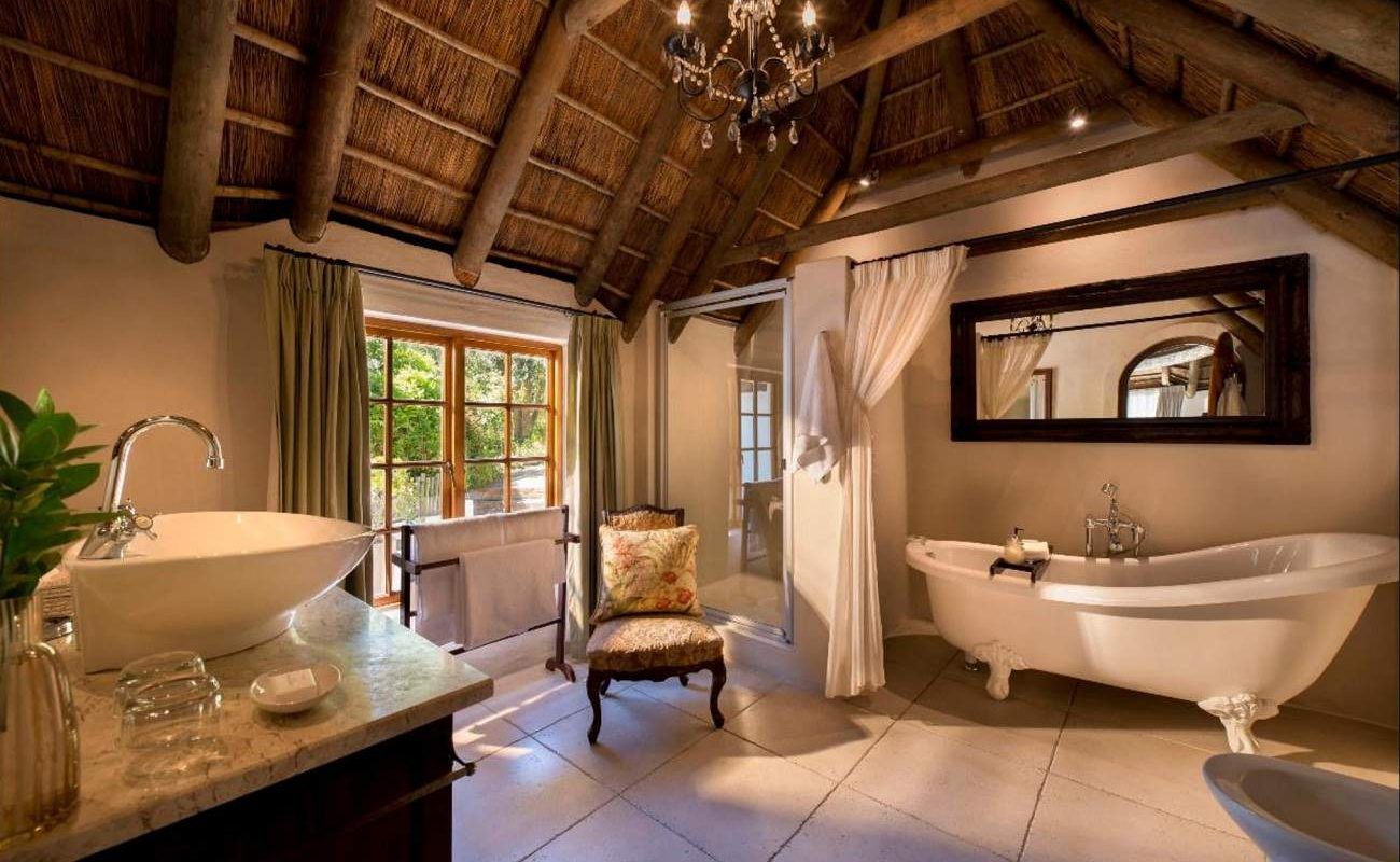 Badezimmer einer Garden Suite
