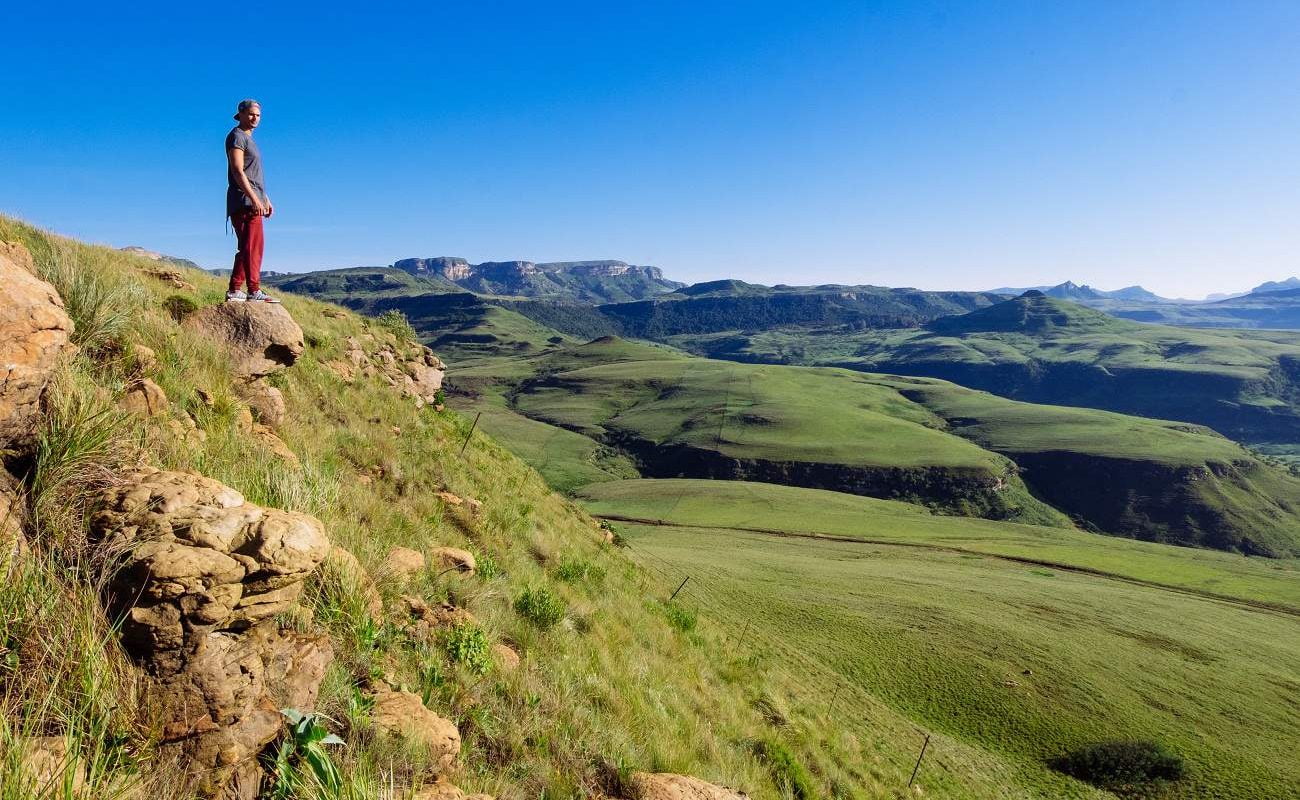 Wanderung in den Drakensbergen