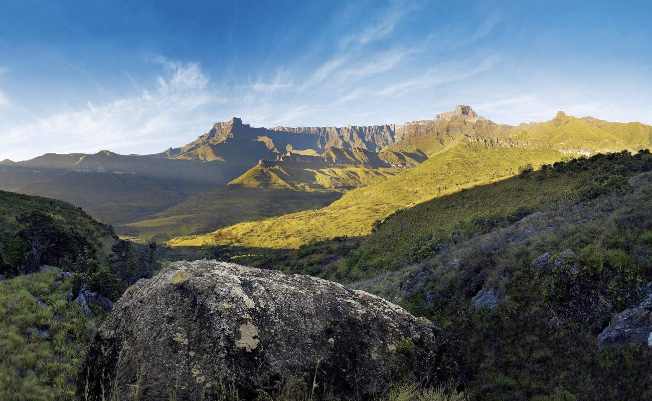 Amphitheater in den Drakensbergen von KwaZulu Natal