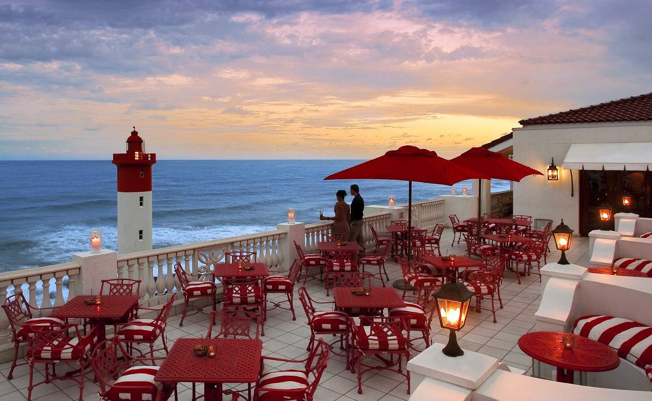 Der legendäre Blick auf den Leuchtturm von Umhlanga
