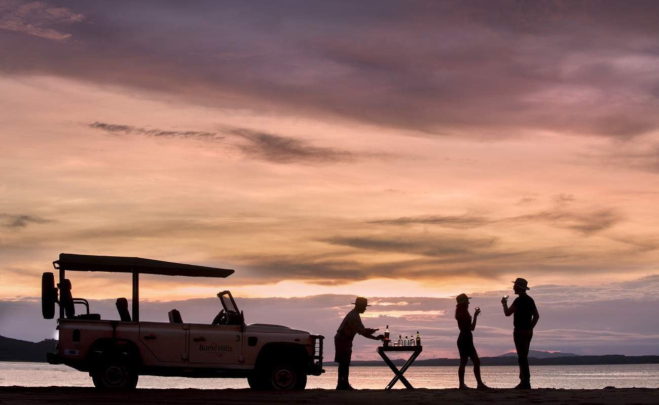 Sundowner am Lake Kariba