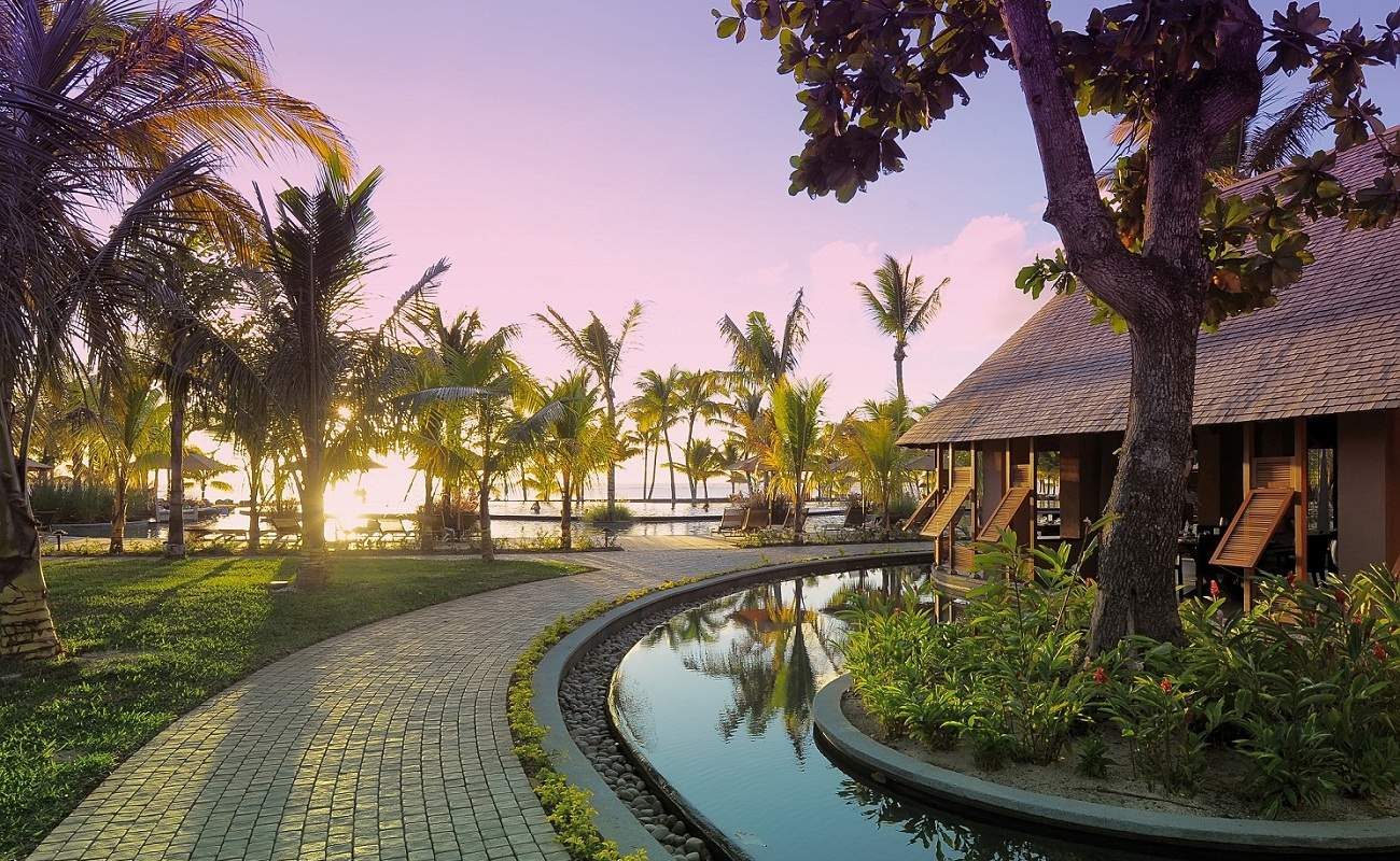 Romantische Stimmung im Luxushotel im Norden von Mauritius