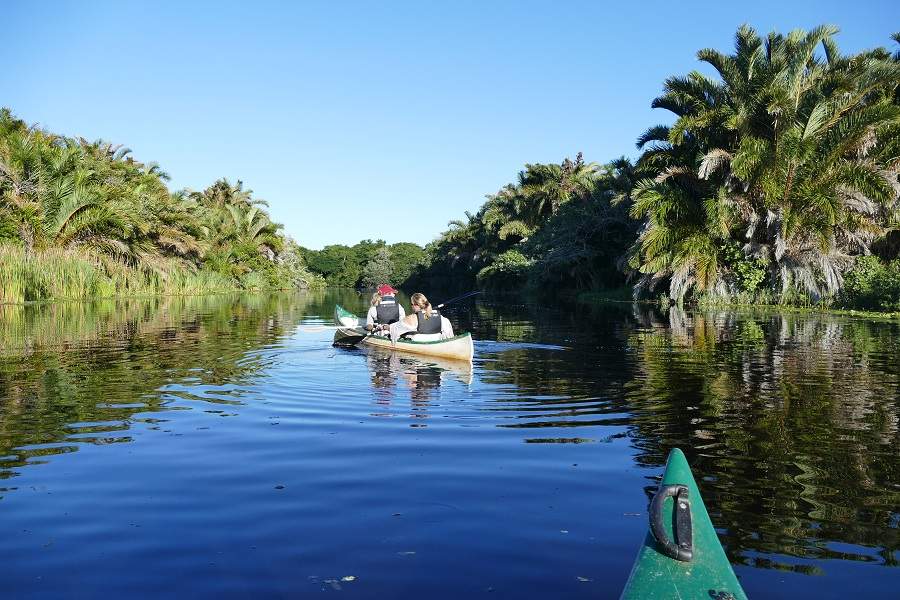 Kanutour in Kosi Bay