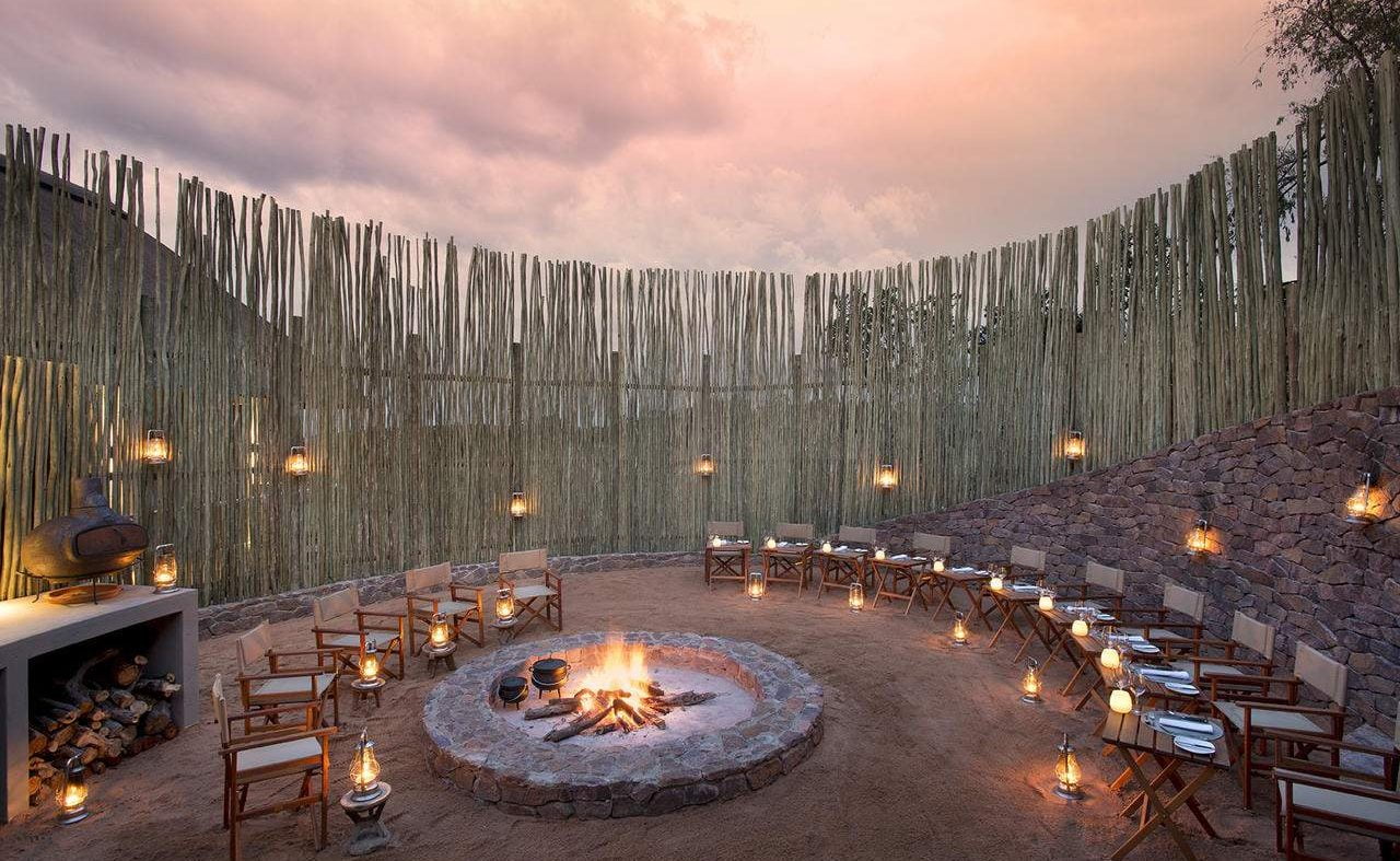 Boma der Mhondoro Game Lodge