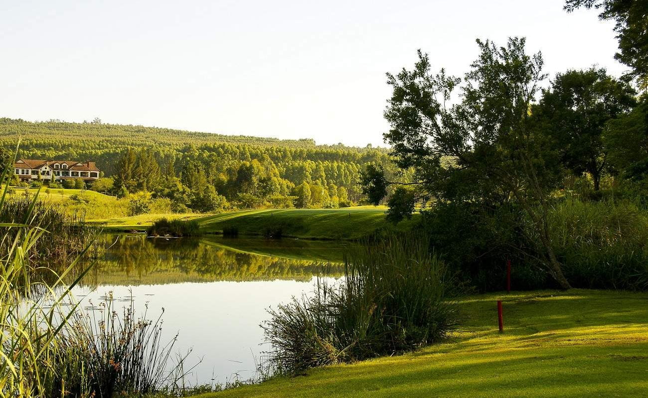 Blick vom 5. Grün des White River Golfcourse